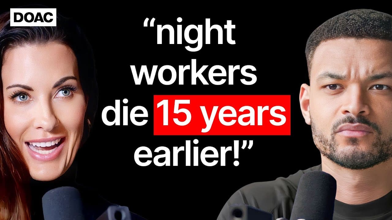 The Fitness Scientist: "Even A Little Alcohol Is Hurting Your Health!", "Late Night Screen Time Linked To Cancer!", "Working Shifts Kills You 15 Years Early!" - Kristen Holmes