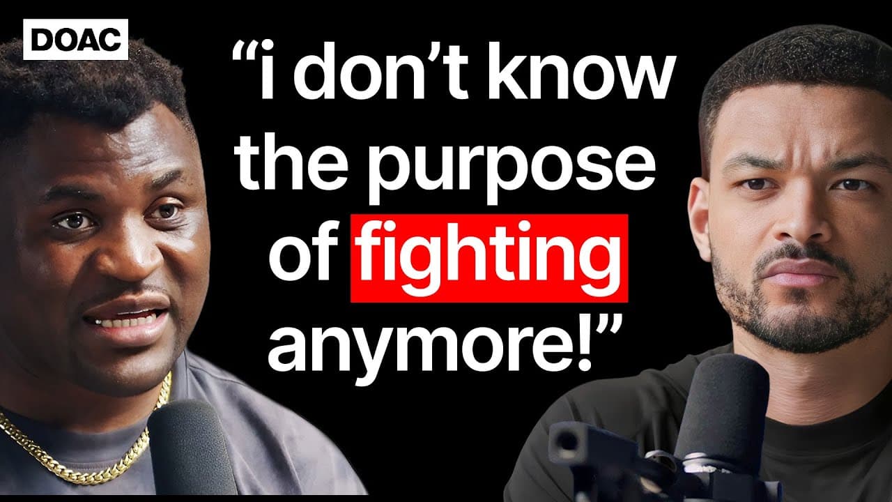 Francis Ngannou Breaks Down Sharing Heartbreaking Story: "I Don't Know The Purpose Of Fighting Anymore", "I Feel Powerless", "I Don't Know How To Deal With This!"