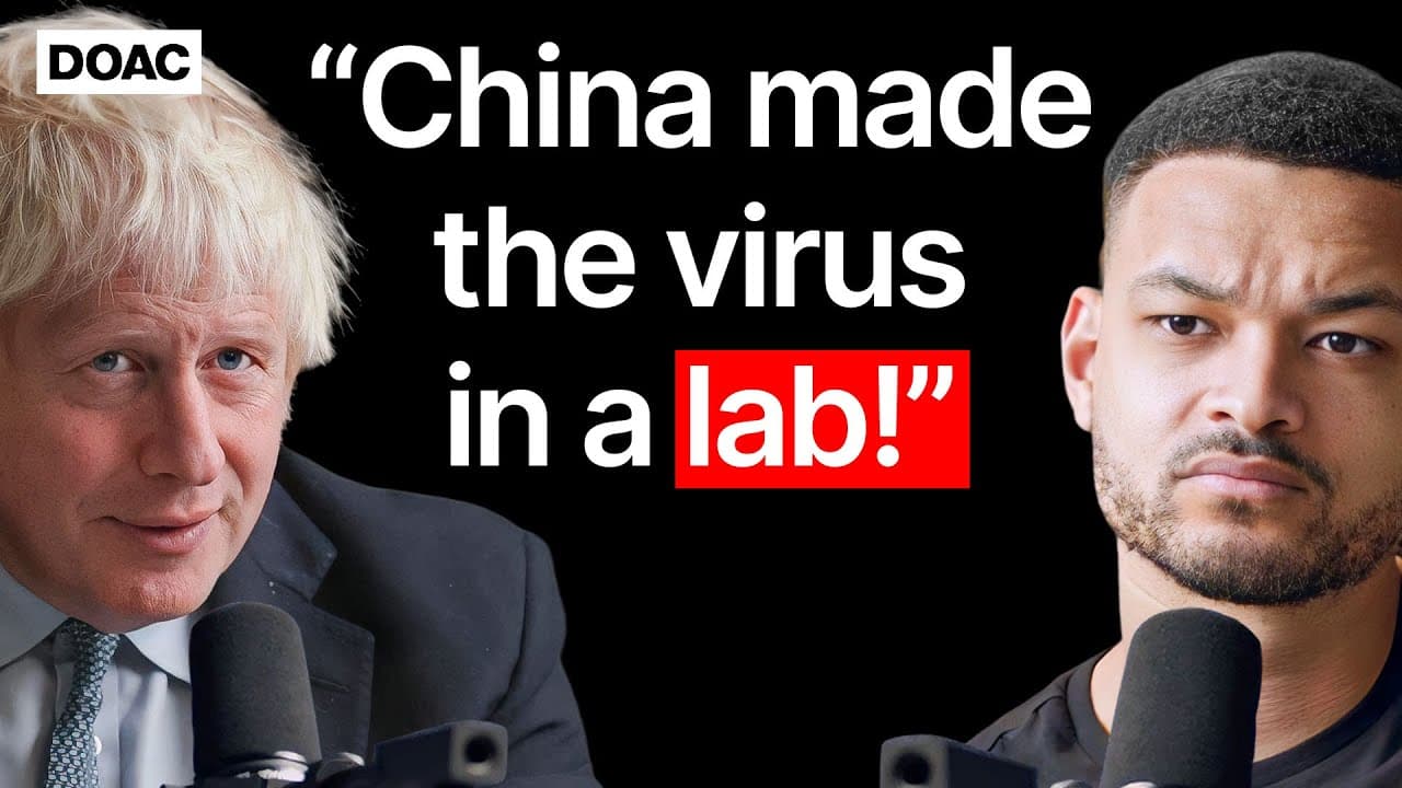 (EXCLUSIVE) Boris Johnson: "They Were Looking at Engineering The Virus" And The Government Tried To Bribe Me!