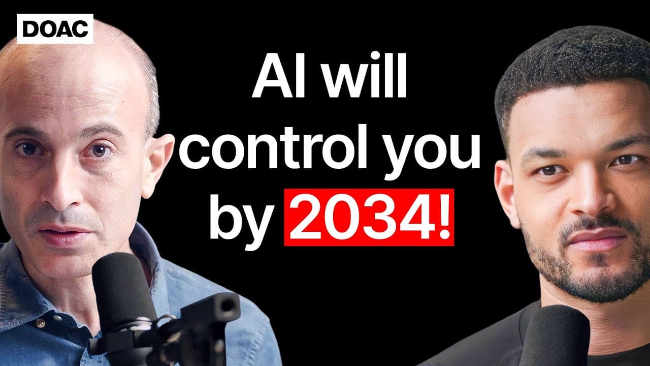 Yuval Noah Harari: This Election Will Tear The Country Apart! AI Will Control You By 2034! The Dark Truth Behind Meta & X!