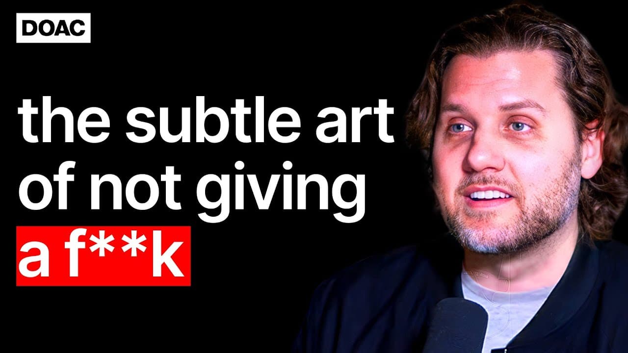 The Subtle Art Of Not Giving A F*ck: Mark Manson