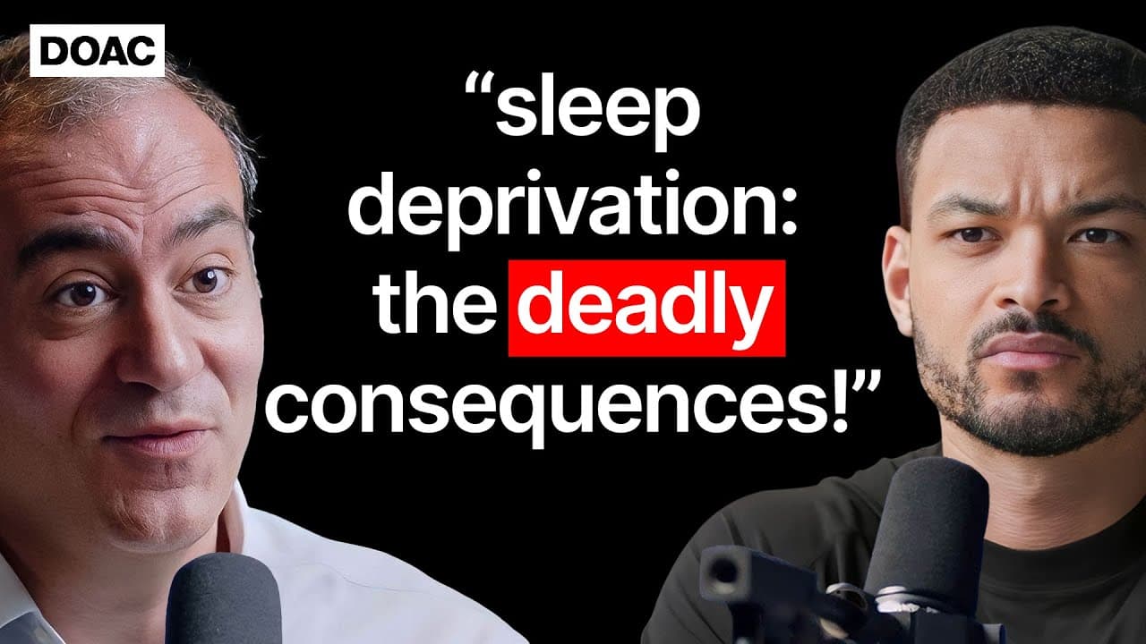 The Sleep Scientist (NEW RESEARCH): Sleeping Patterns Can Predict Future Diseases! Sleep Deprivation Is A Silent Killer! The Painful Trick To Fix Poor Sleep - Dr Guy Leschziner
