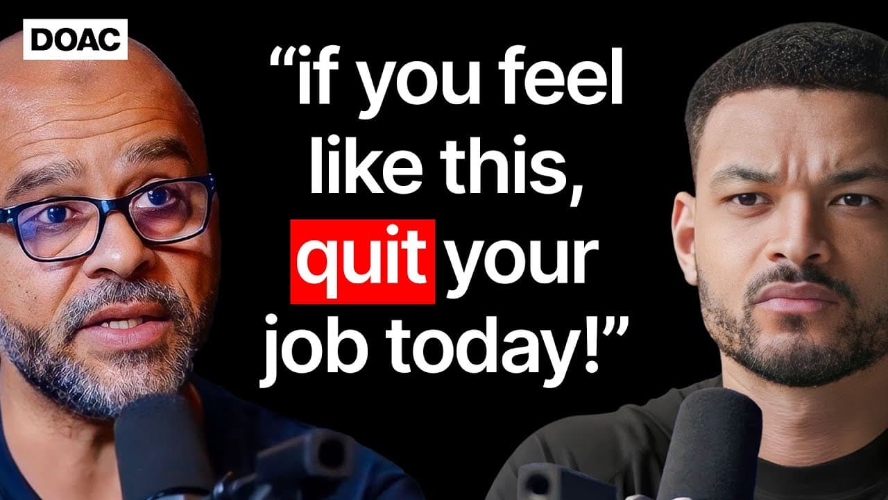 Mo Gawdat: 80% Of Illness Is Linked To One Thing! An Alarming Warning For The Burnout Generation! If You Feel Like This, Quit Your Job Today!