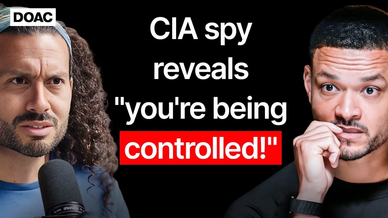 The Manipulation Expert: CIA Spy Reveals You're Being Controlled! "You're Being Manipulated Without Realising It"! Andrew Bustamante