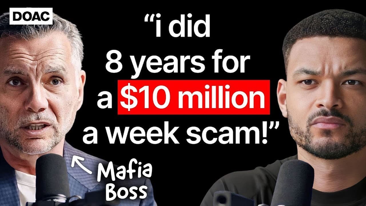Former Mafia Boss: "I Was Running The Biggest Scam In The World! $1.4 Million A Day!" - Michael Franzese