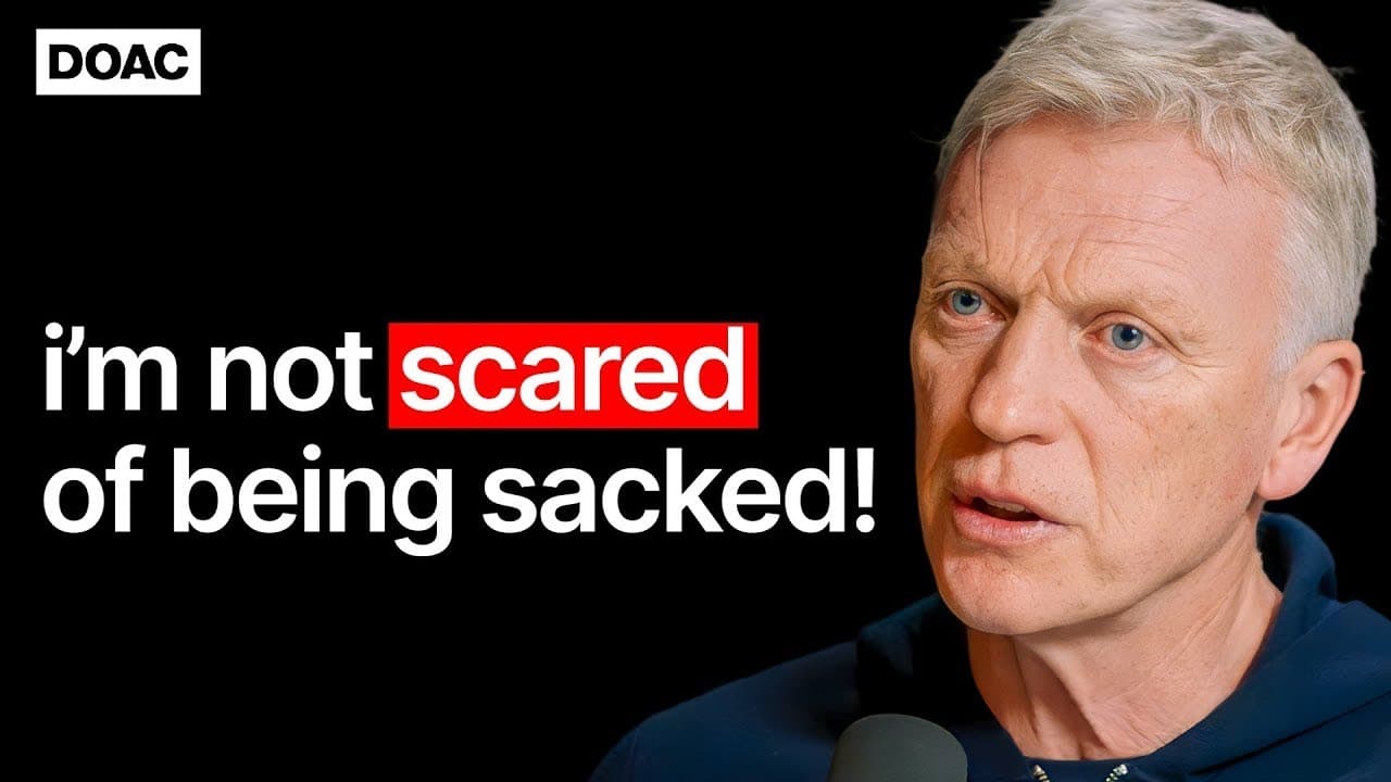 David Moyes Reveals The Truth About Managing The Worlds Greatest Teams