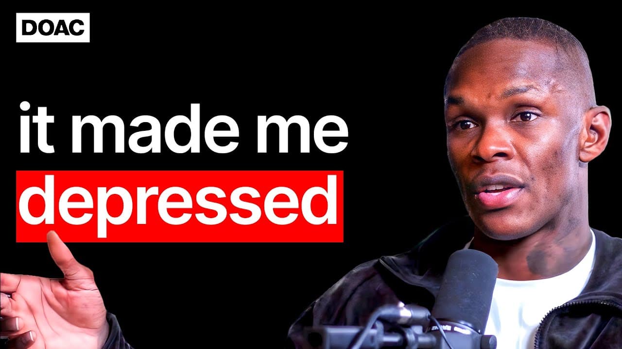 Israel Adesanya: Becoming World Champion Was The Lowest Day Of My Life