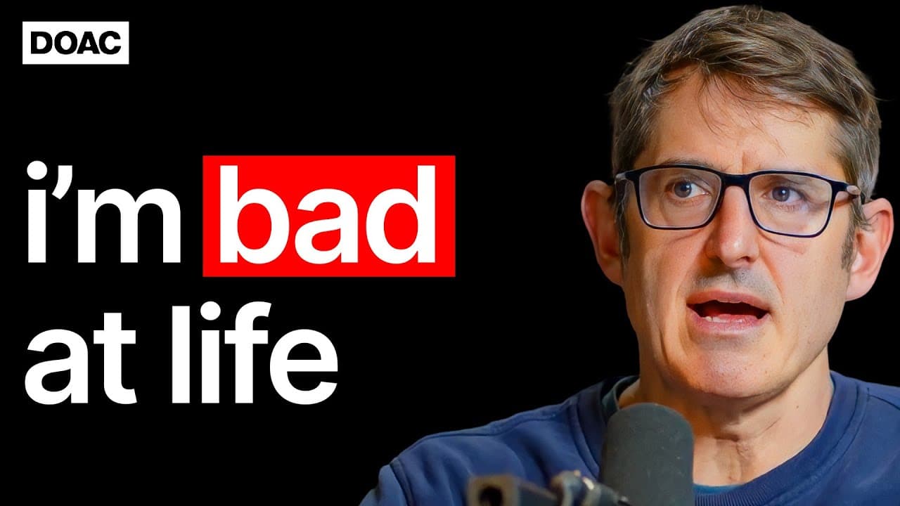 Louis Theroux: "The Thing That Makes Me Great At Work, Makes Me Bad At Life!"