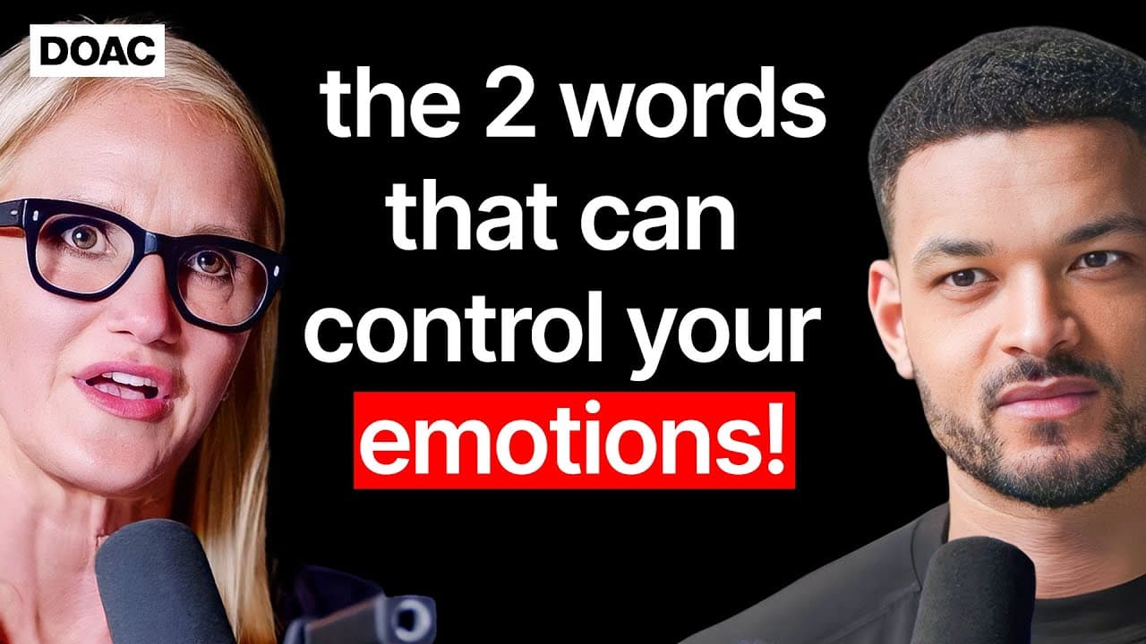 Mel Robbins: "Saying These 2 Words Will Fix Your Anxiety!" The New Trick For Stress, Anxiety & Breaking Every Bad Habit In 2024!