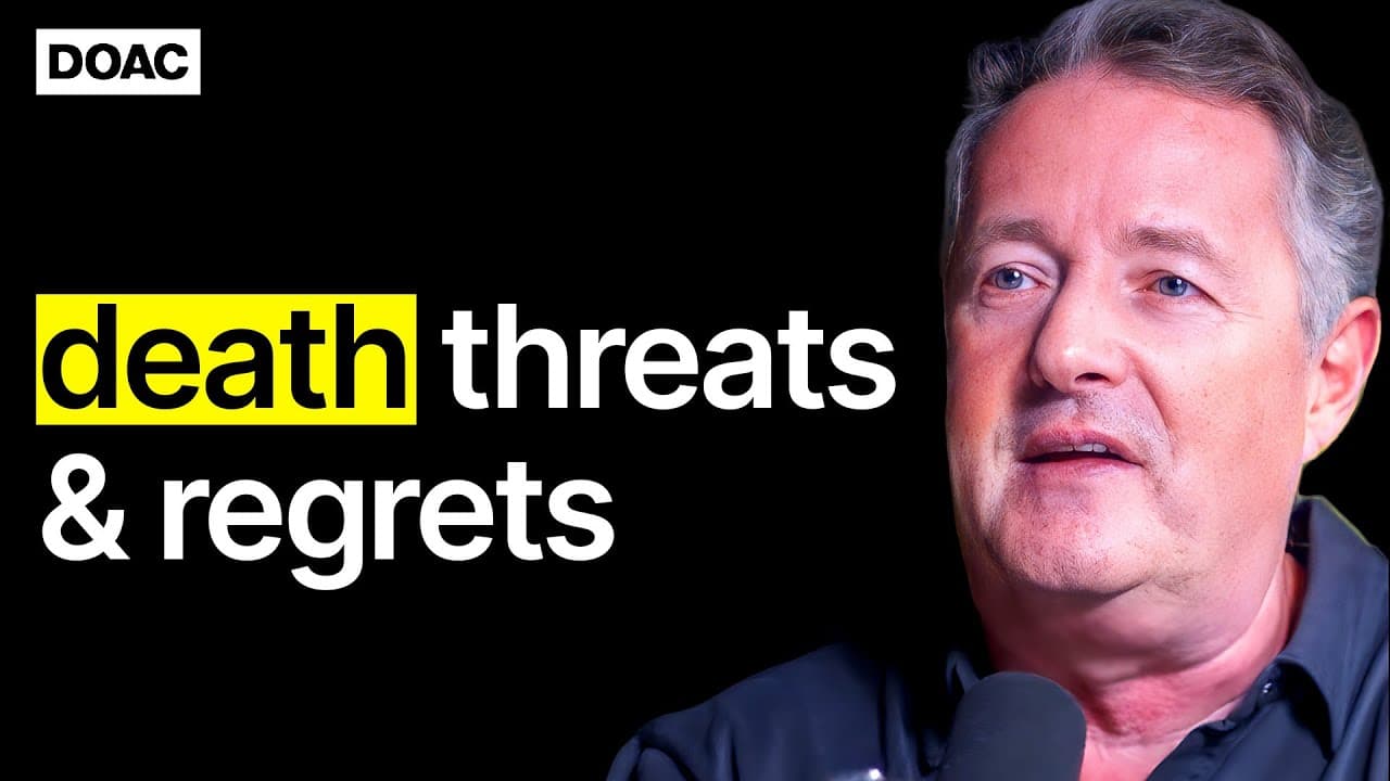 Piers Morgan: Dealing With Repeat Failure, Death Threats & Regrets