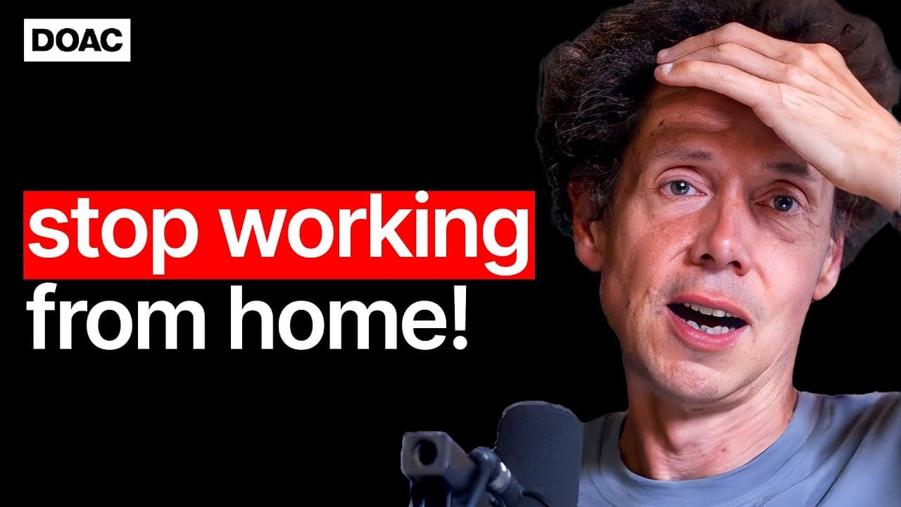 Malcolm Gladwell: Working From Home Is Destroying Us!