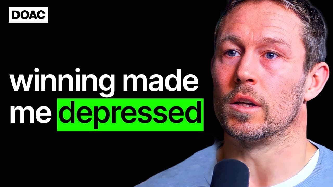 Jonny Wilkinson: Winning The World Cup Led To My Darkest Days