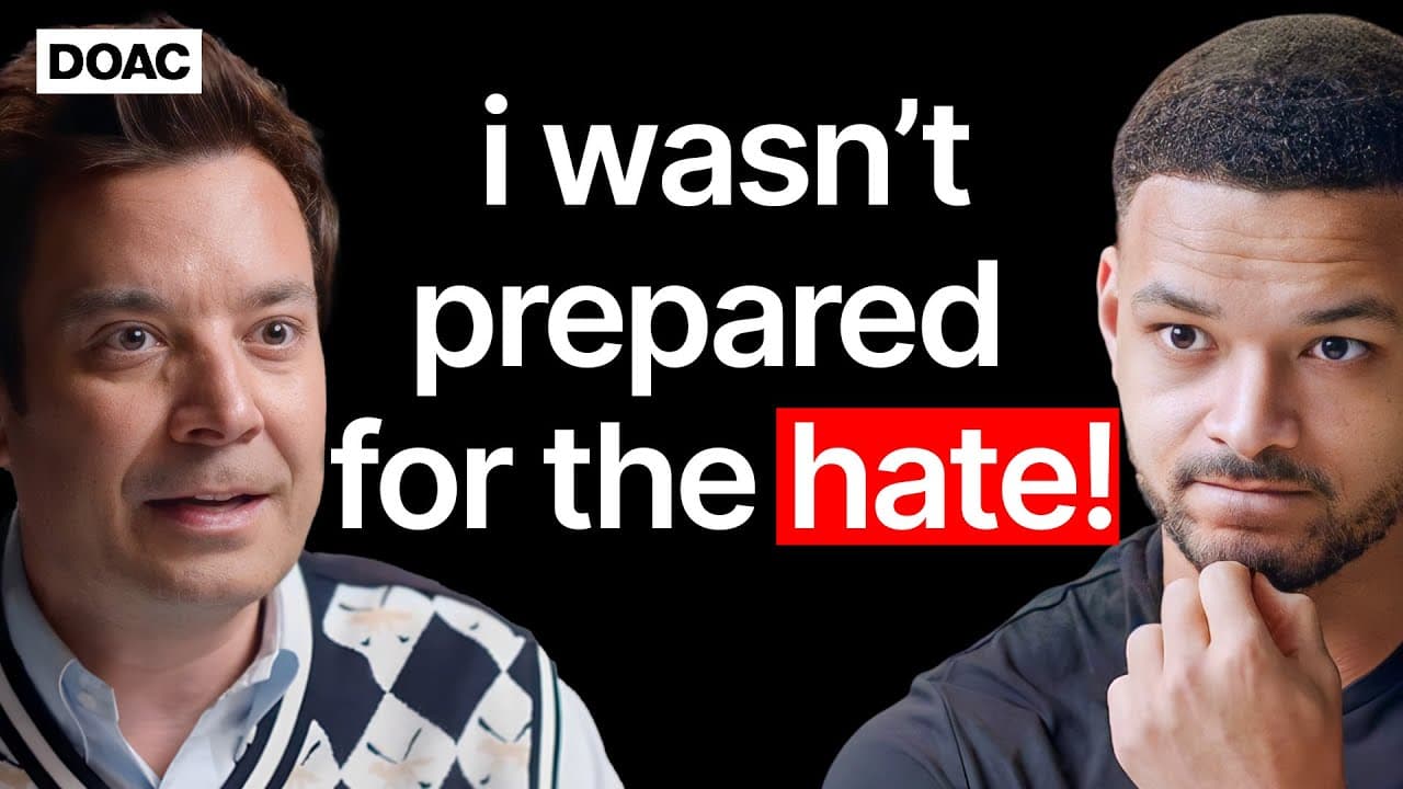 Jimmy Fallon: I Wasn’t Prepared For The Hate… It Was Brutal. I Was Starving, Living on $7.25!