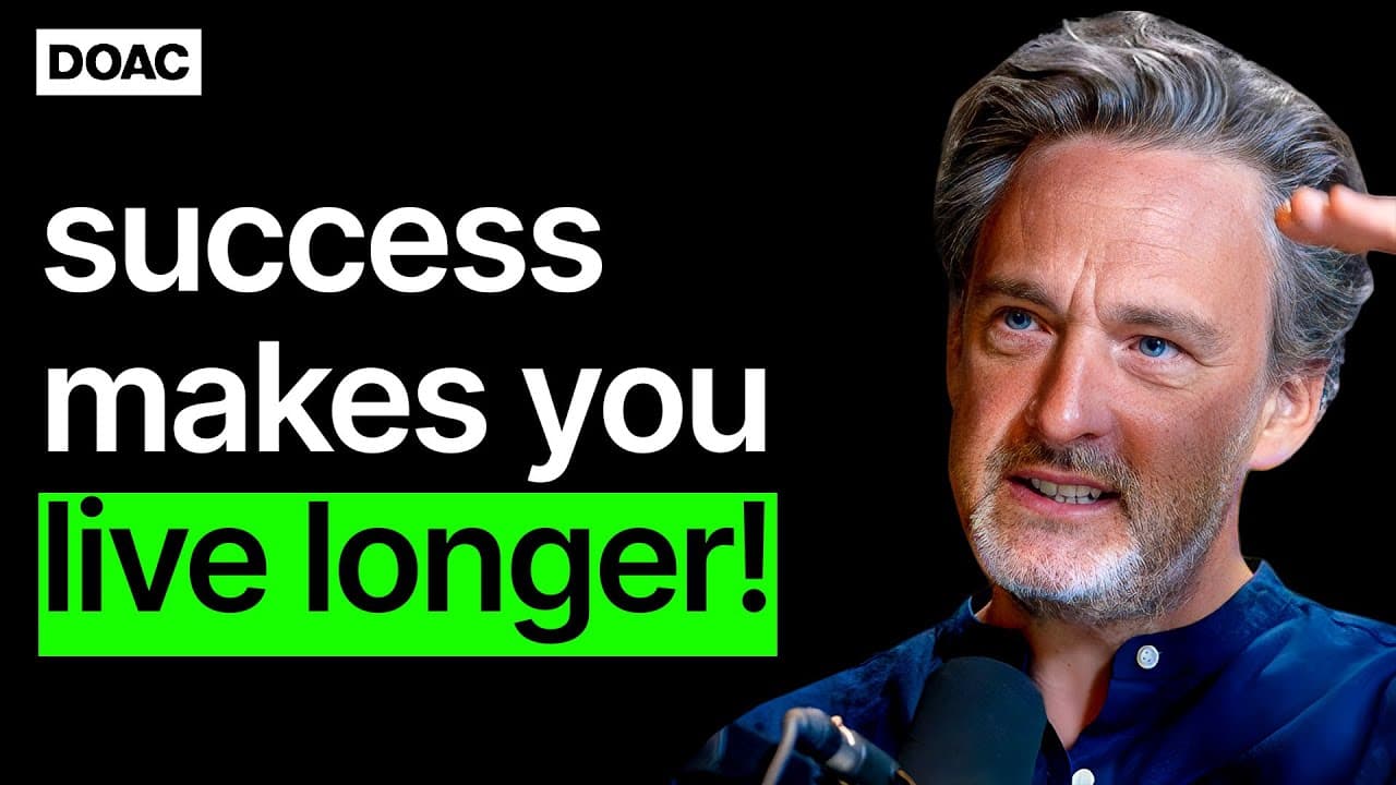 The More Successful You Are The Longer You’ll Live: Will Storr